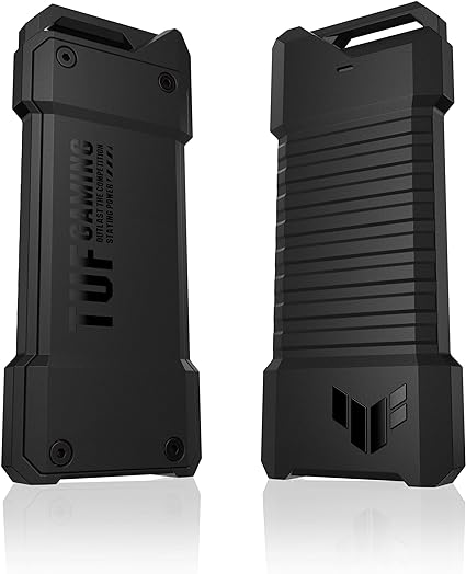 ASUS TUF Gaming A1 External M.2 NVMe SATA PCIe SSD Enclosure - USB-C, M.2 Q-Latch for Easy Installation, Drop Resistance, IP68 Water and dust Resistance, PS5 and Xbox Support,Black ASUS TUF Gaming A1 External M.2 NVMe SATA PCIe SSD Enclosure - USB-C, M.2 Q-Latch for Easy Installation, Drop Resistance, IP68 Water and dust Resistance, PS5 and Xbox Support,Black